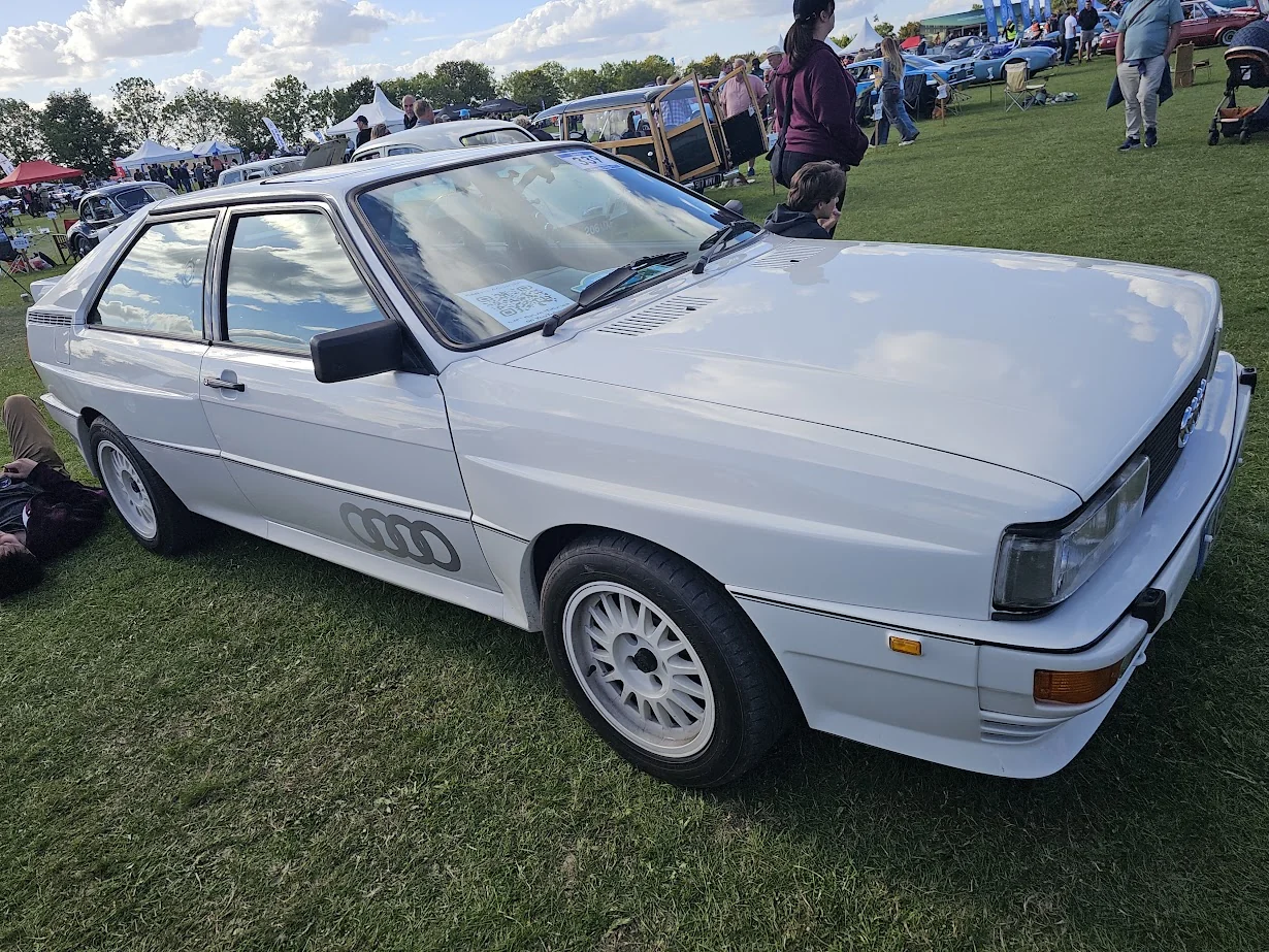 White Audi quattro